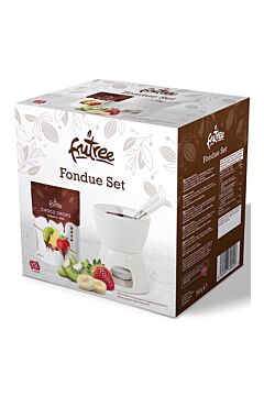 Fondue Set plus Choco Drops Vollmilch 200 g